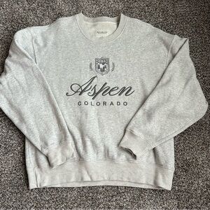 Aspen Colorado Gray Sweatshirt